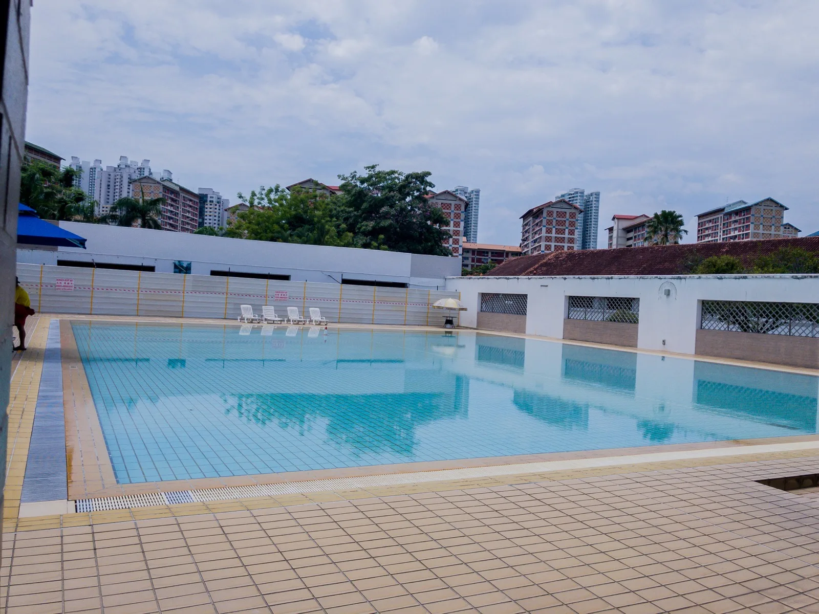 Wading pool area at Bishan Swimming Complex